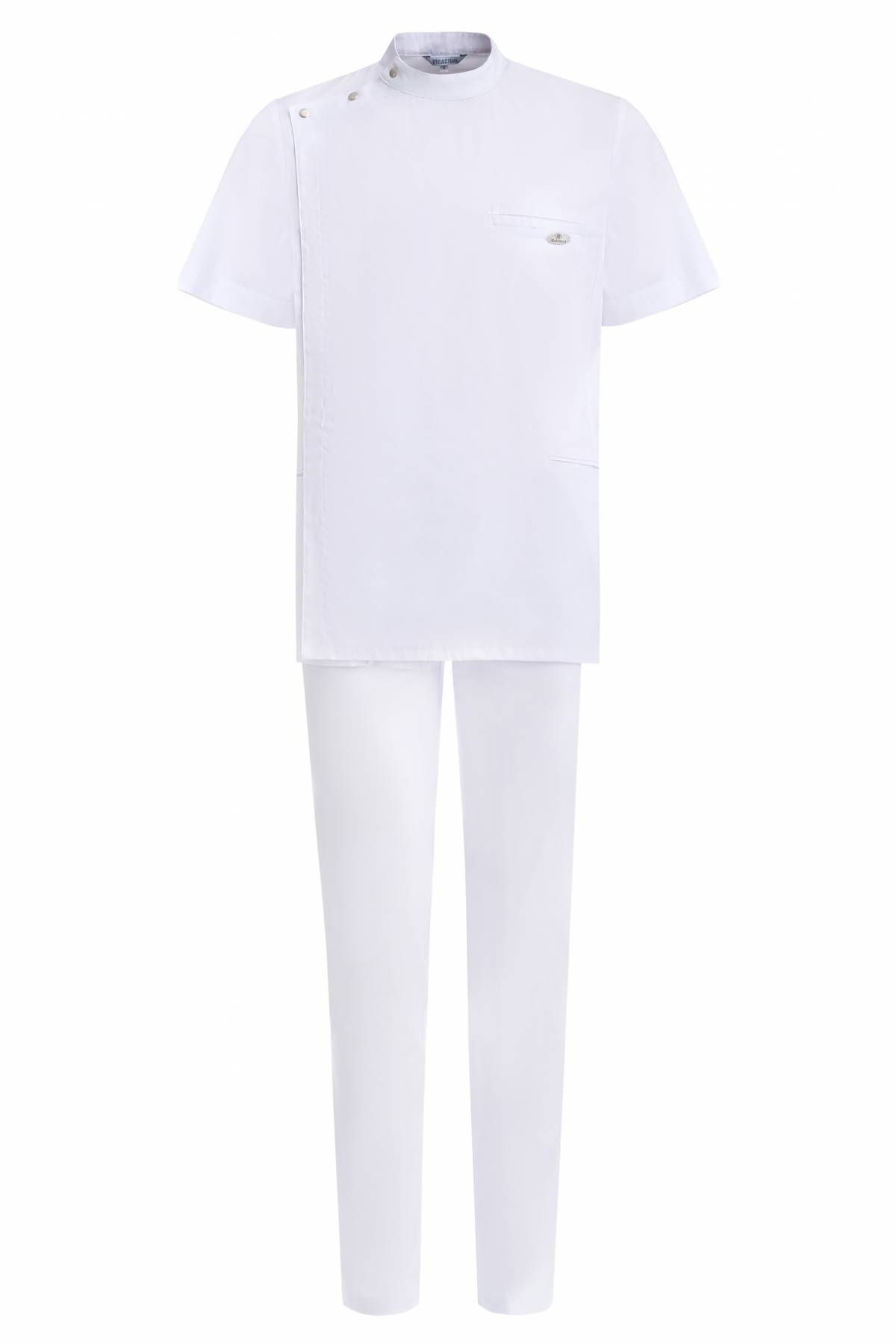 Костюм медицинский мужской 4591 с белыми брюками