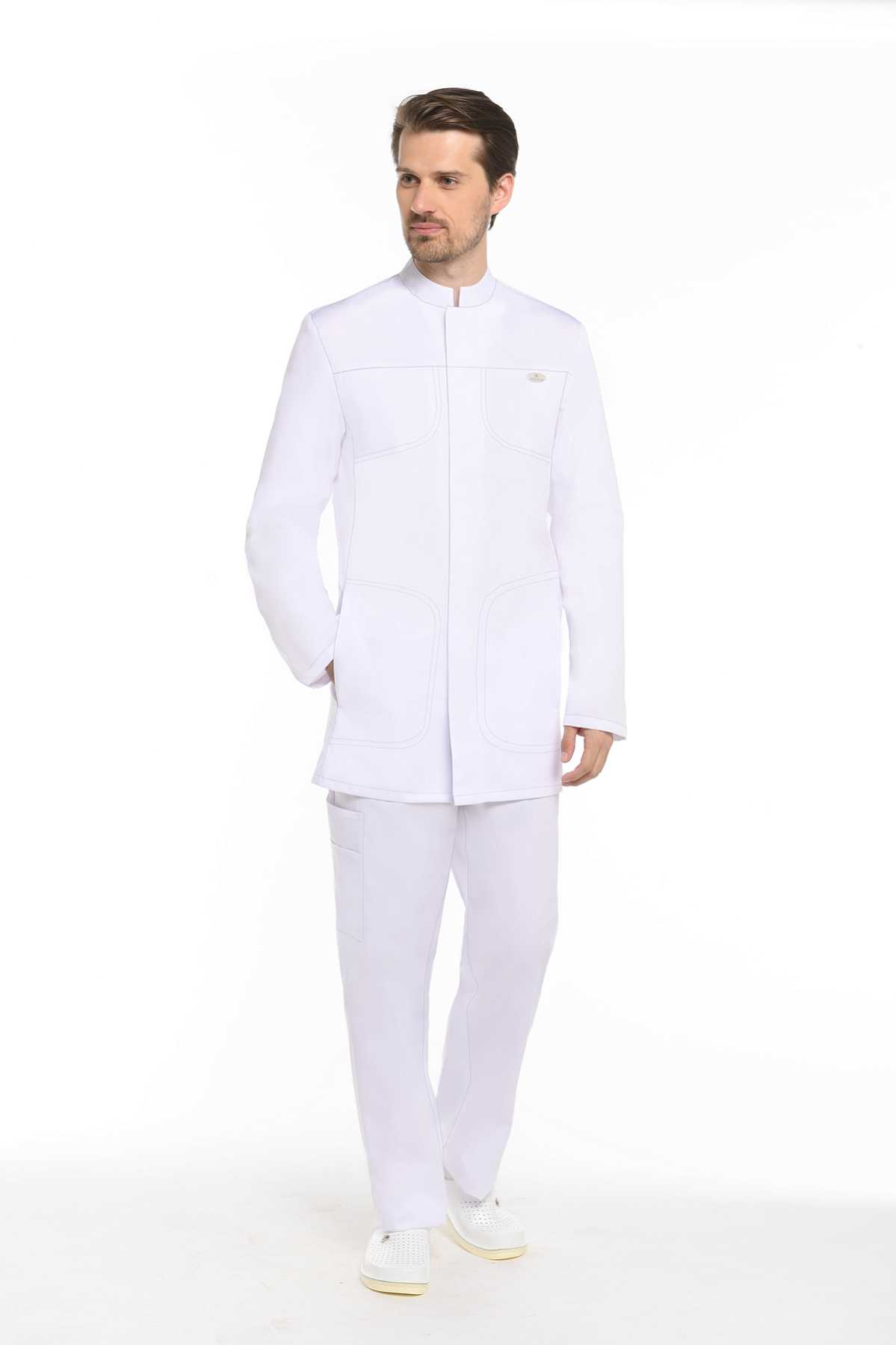 Халат медицинский мужской 1550/УК  Халат медицинский мужской 1550/УК