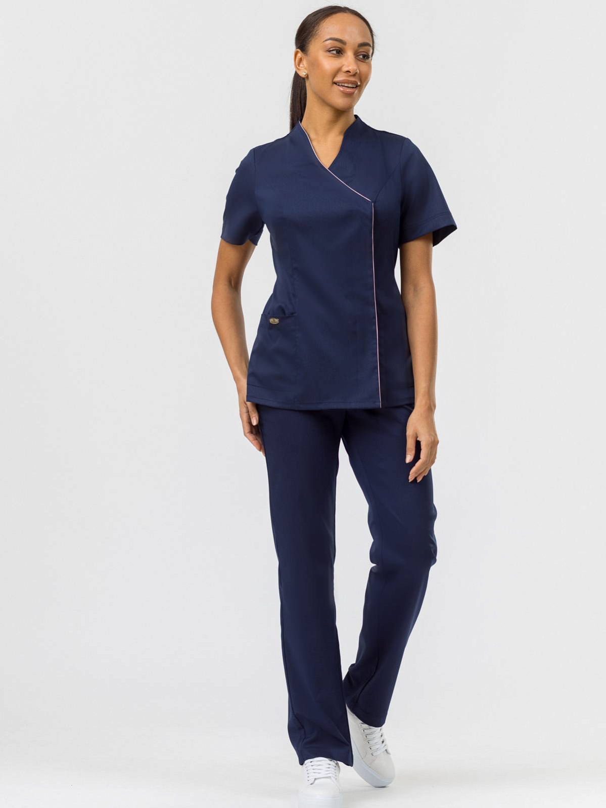 Костюм медицинский женский 3431/1 синий  Костюм медицинский женский 3431/1 синий